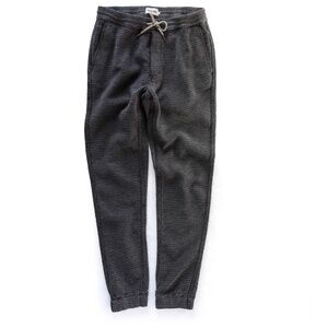 The Après Pant, Taylor Stitch in Charcoal Sashiko